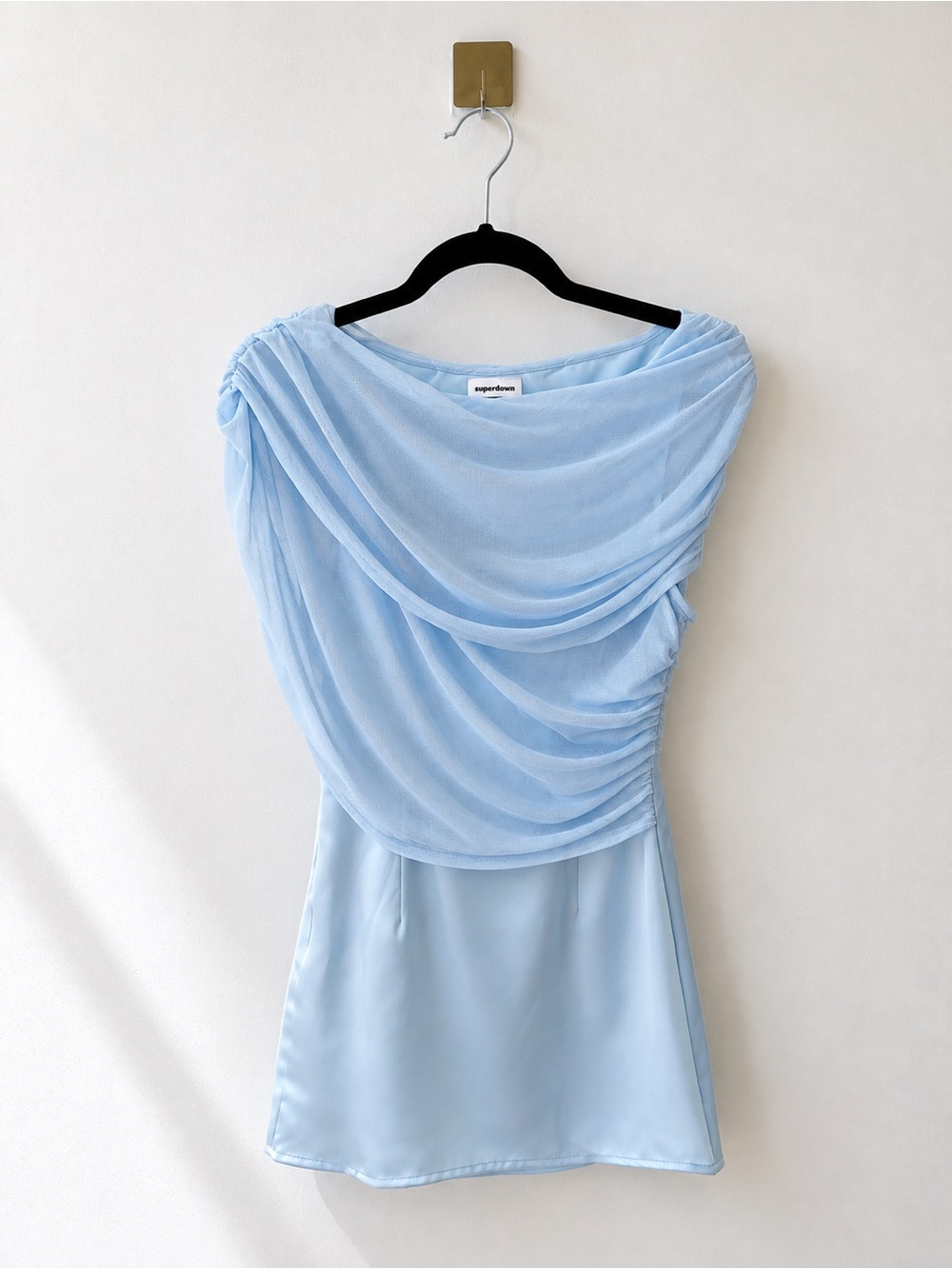 superdown Bailey Mini Dress in Blue